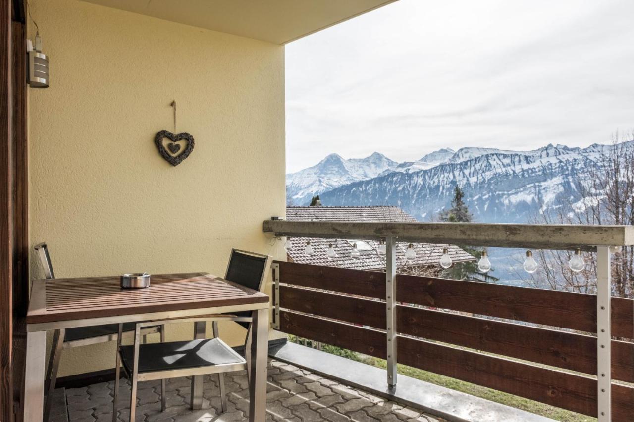 Apartment Alpenrose 2.5 Mit Mitbenutzung Spa & Wellness - Griwa Rent Ag Beatenberg Exterior photo